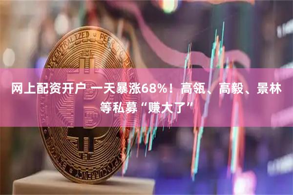 网上配资开户 一天暴涨68%！高瓴、高毅、景林等私募“赚大了”