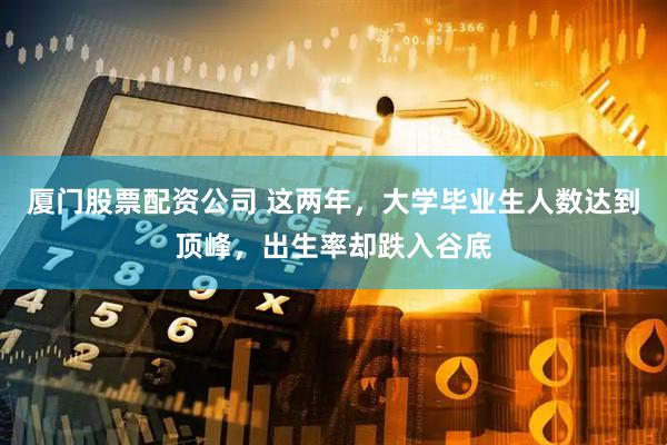 厦门股票配资公司 这两年，大学毕业生人数达到顶峰，出生率却跌入谷底